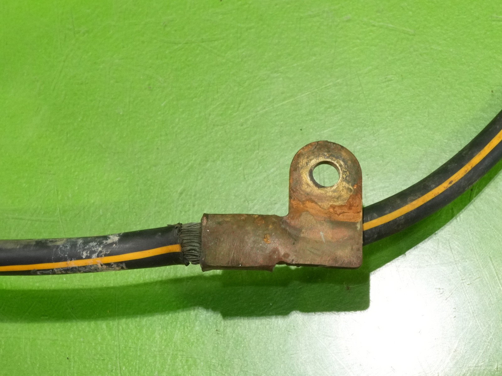 88-91 CRX OEM negative battery starter cable wire terminal