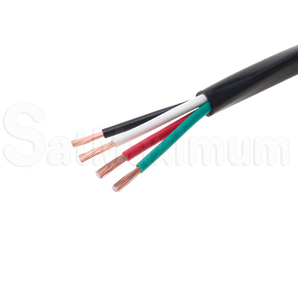 OUTDOOR Speaker Cable Direct Burial Black Audio Wire 14/2 14/4 16/2 16/4 AWG UV