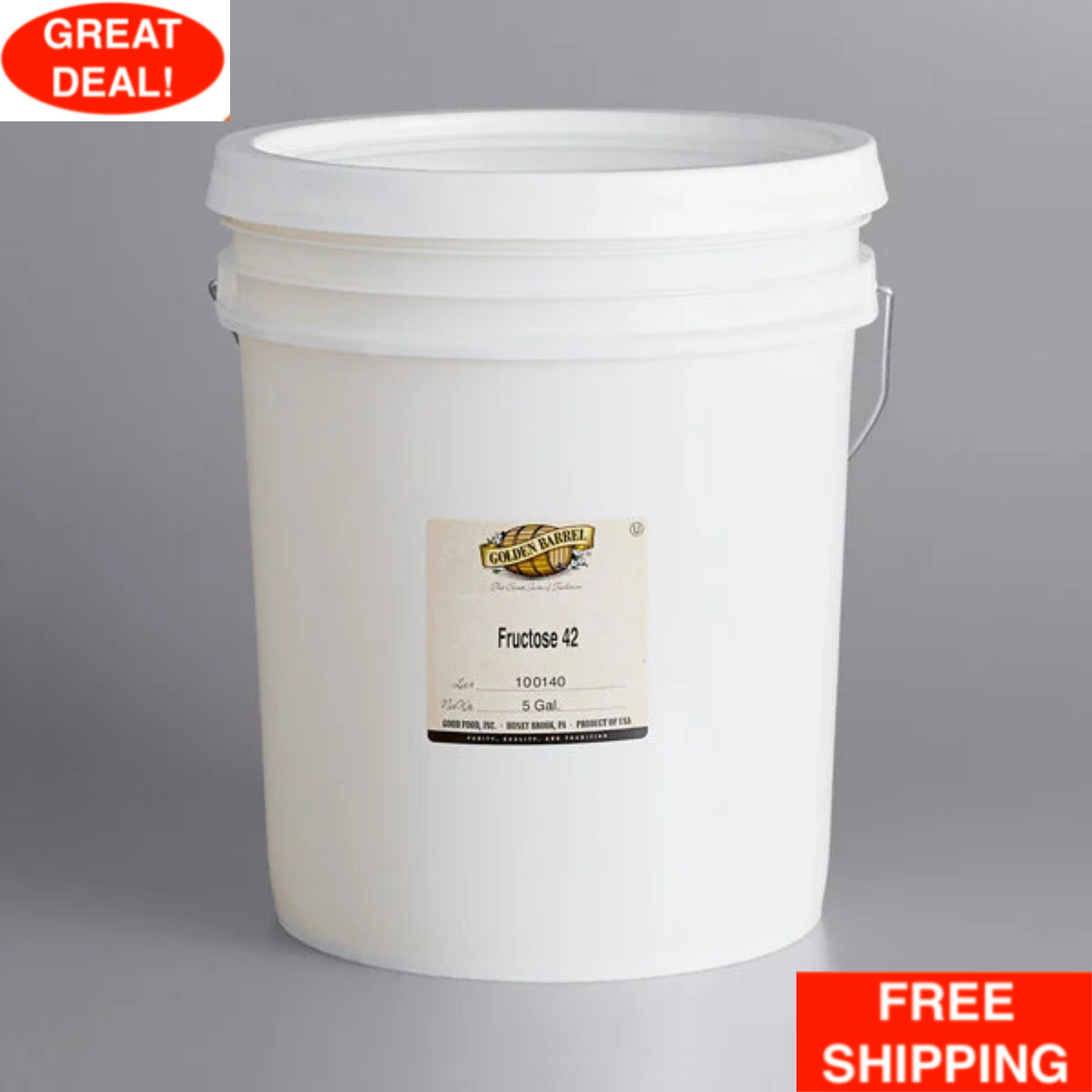 5 Gallon High Fructose Corn Syrup  Kosher Restaurant Bakery Made in America