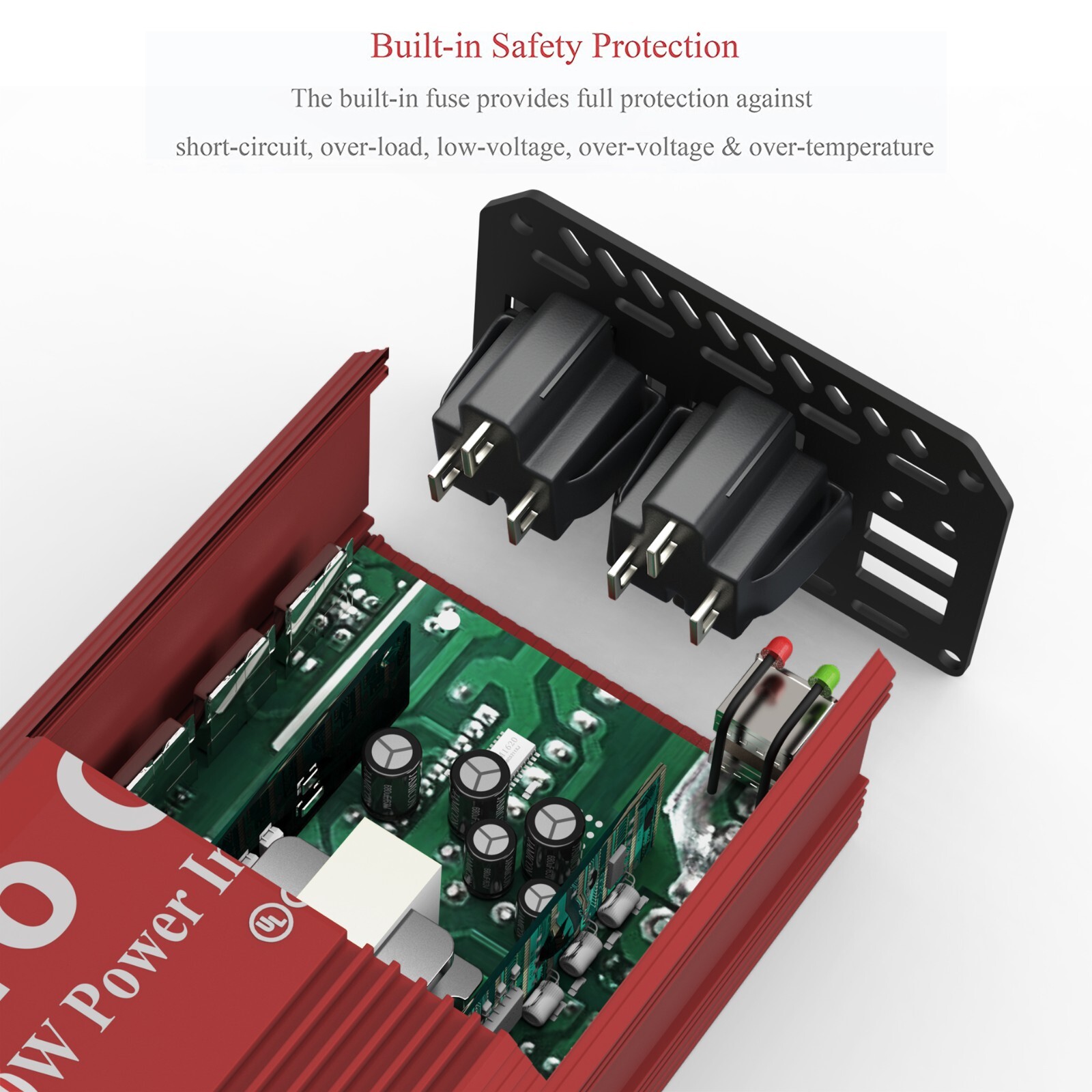 400W Power Inverters for Vehicles - DC 12v to 110v AC Car Inverter Converter