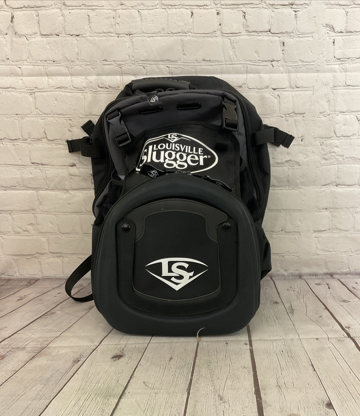 Louisville Slugger MV35140698 Athletic Baseball Backpack Black Grey OS