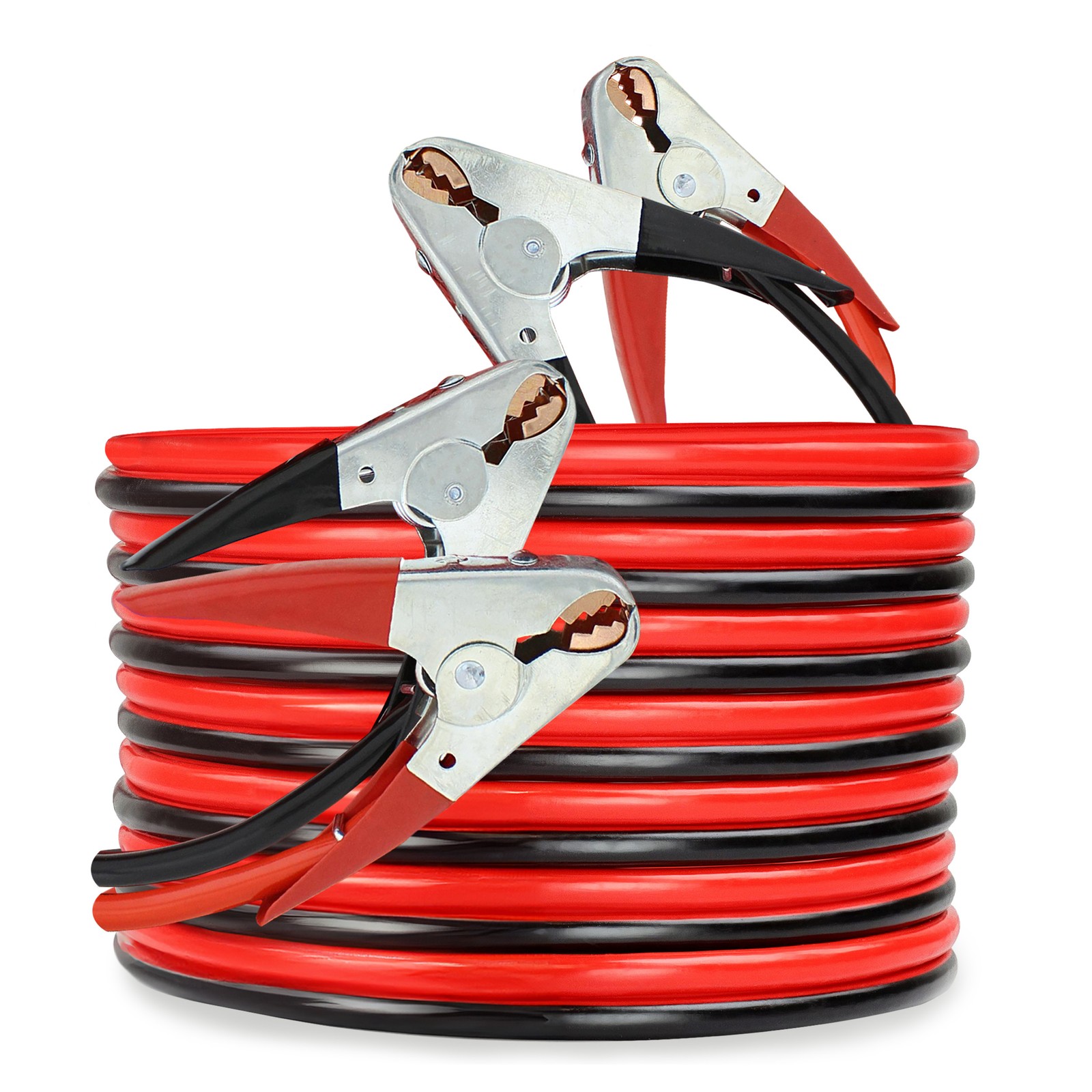 ABN Jumper Cables 25’ Feet Long 2-Gauge 600 AMP Motorcycle / Car Booster Cables