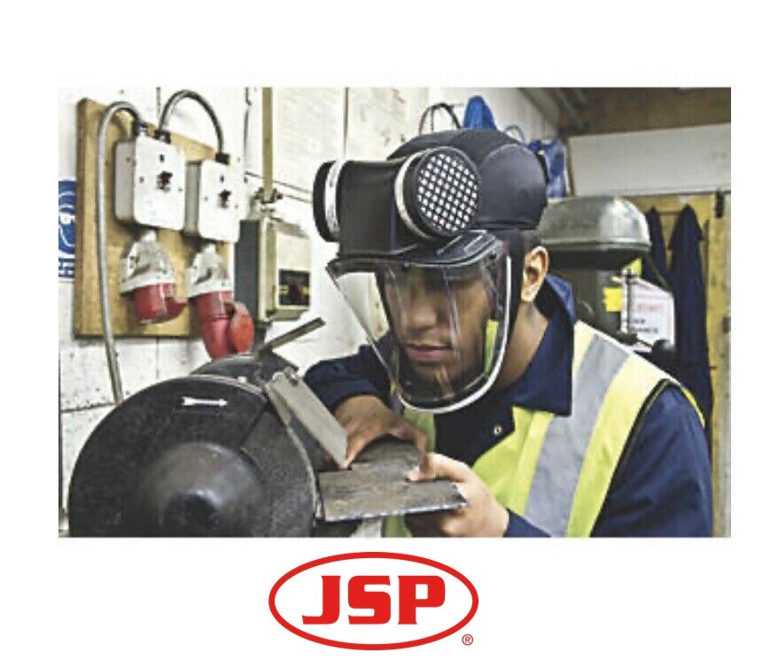 JSP PowerCap Active Black Universal Plug - 8HR RESPIRATORY PROTECTION CAE601-941
