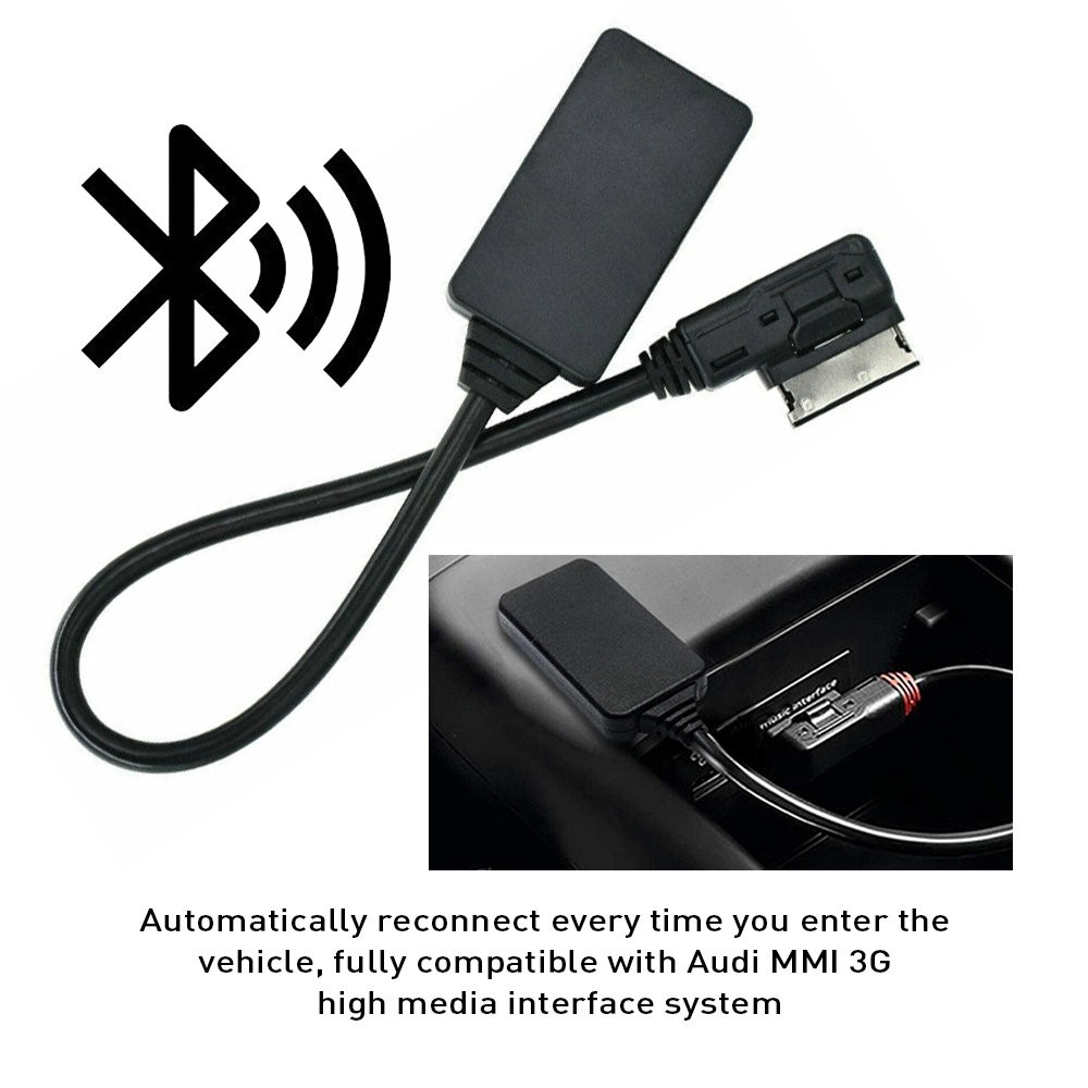 AMI Bluetooth Music Interface AUX Audio Cable Adapter For Audi A3/A4/A5/A6/A7/A8