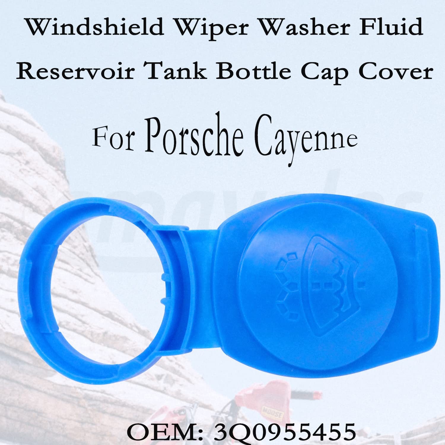 amavoler 3Q0955455 Windshield Wiper Washer Fluid Reservoir Tank Bottle Cap...