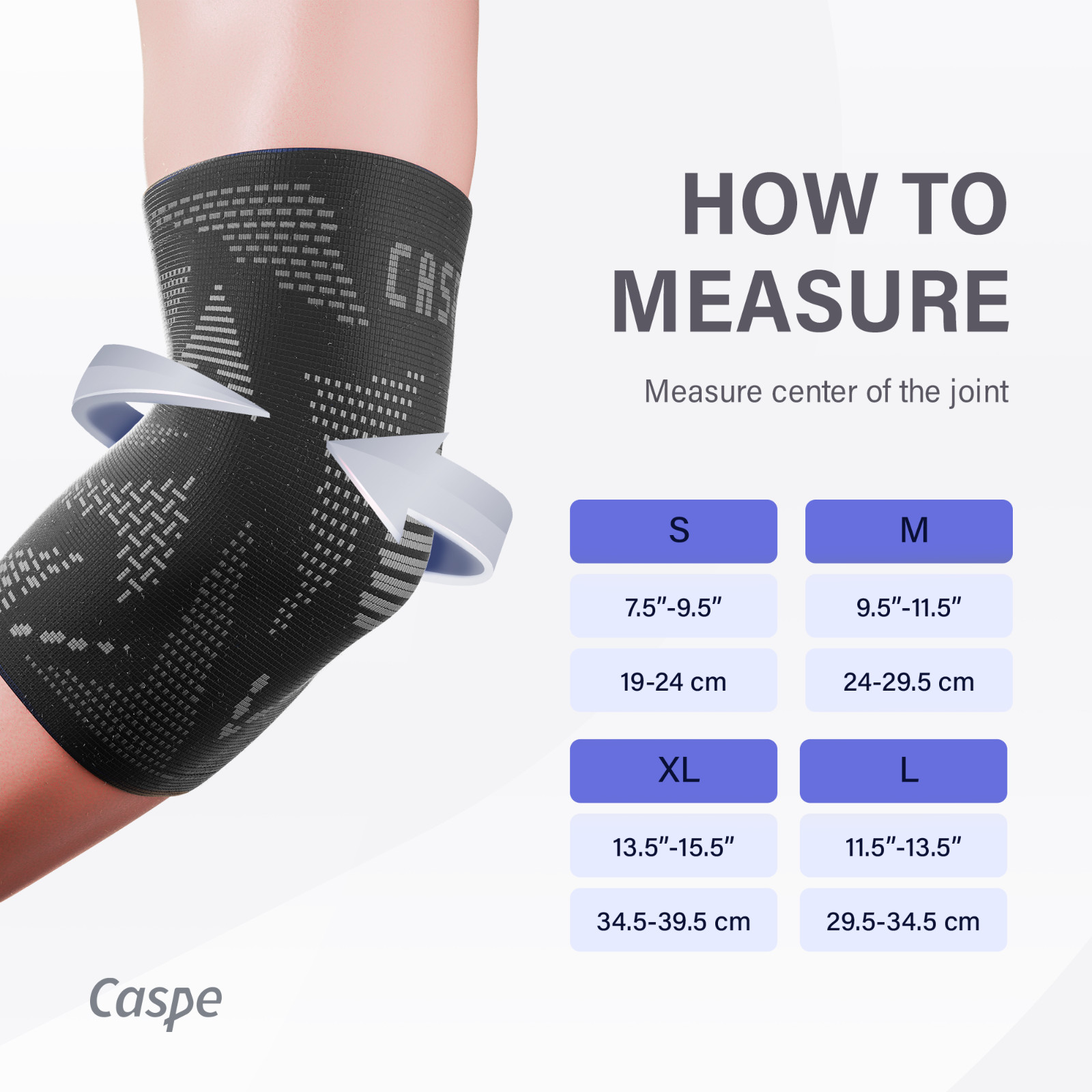 2X Elbow Brace Compression Support Sleeve Arthritis Tendonitis Reduce Joint Pain