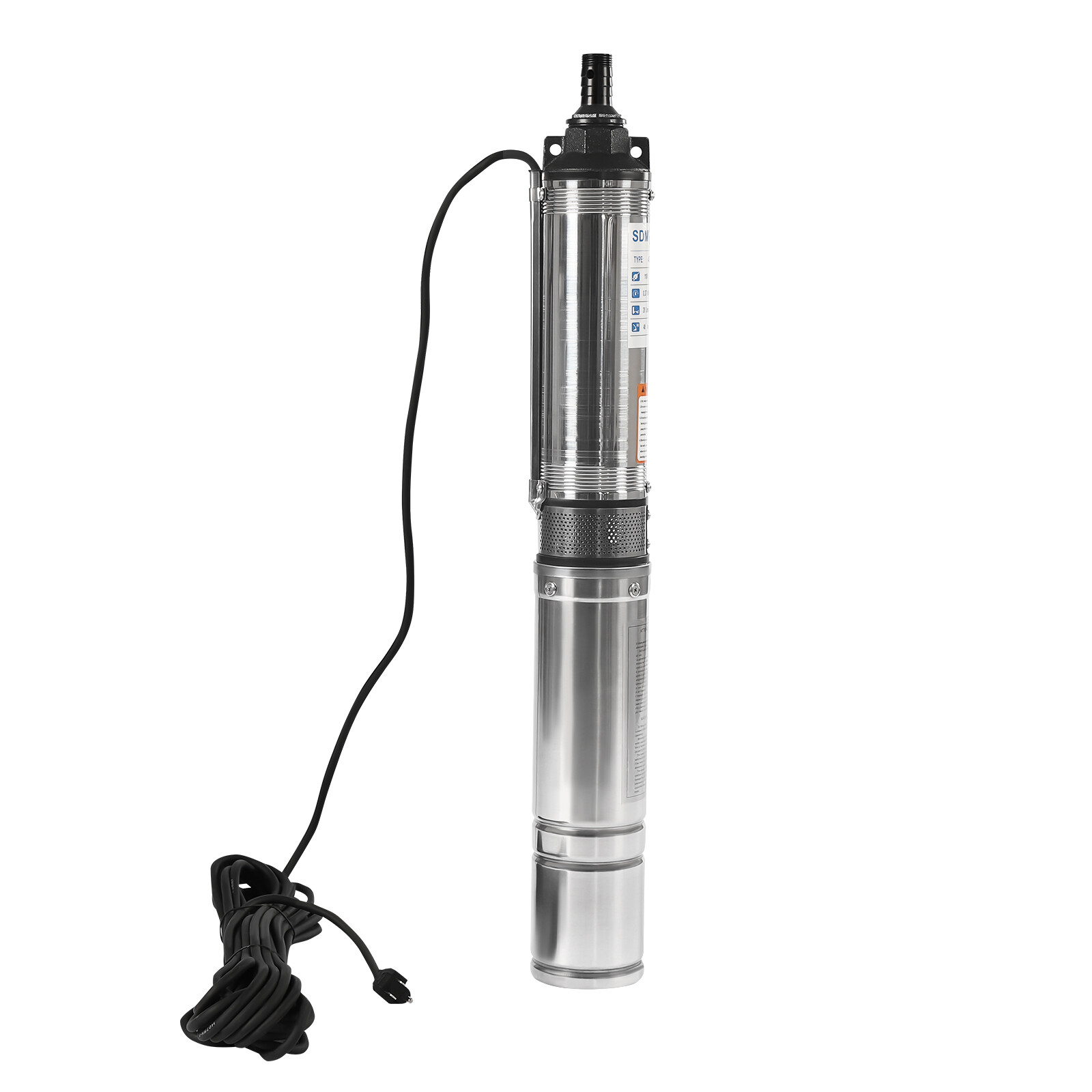 Submersible Pumps OD Pipe 110V/60HZ 0.37KW 0.5HP Stainless Steel Well Pump