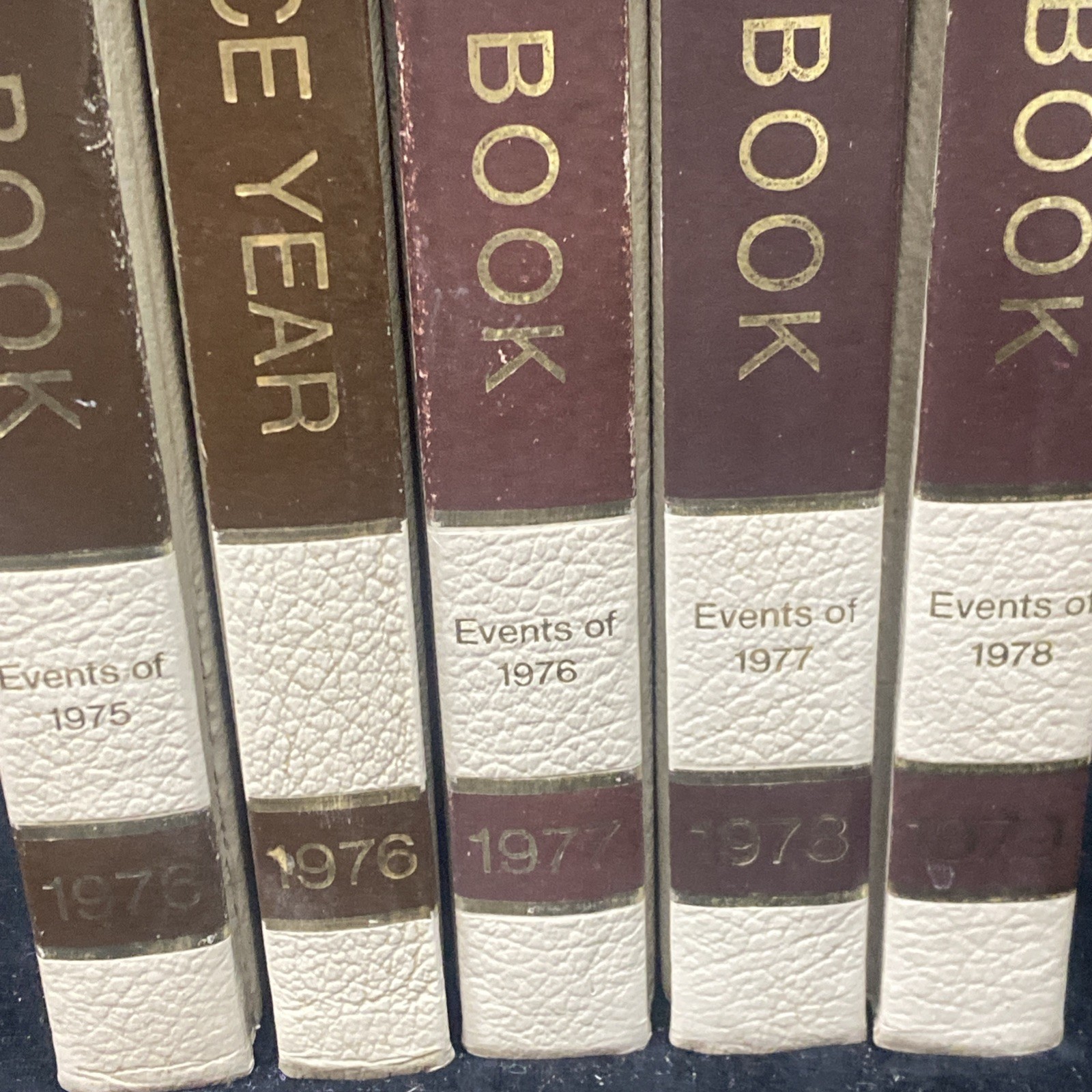 The World Book Year Book Set of 5 Volumes 1976to 1979 Year Book Science Year