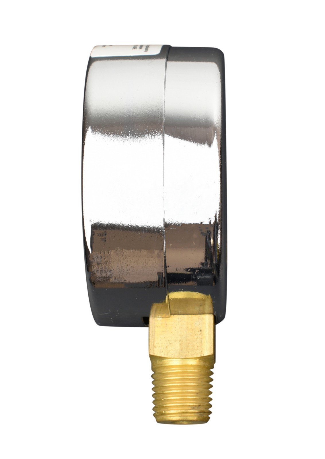 2" Pressure Gauge - Chrome Plated Steel Case, 1/4" NPT, Lower Mnt. 100 PSI