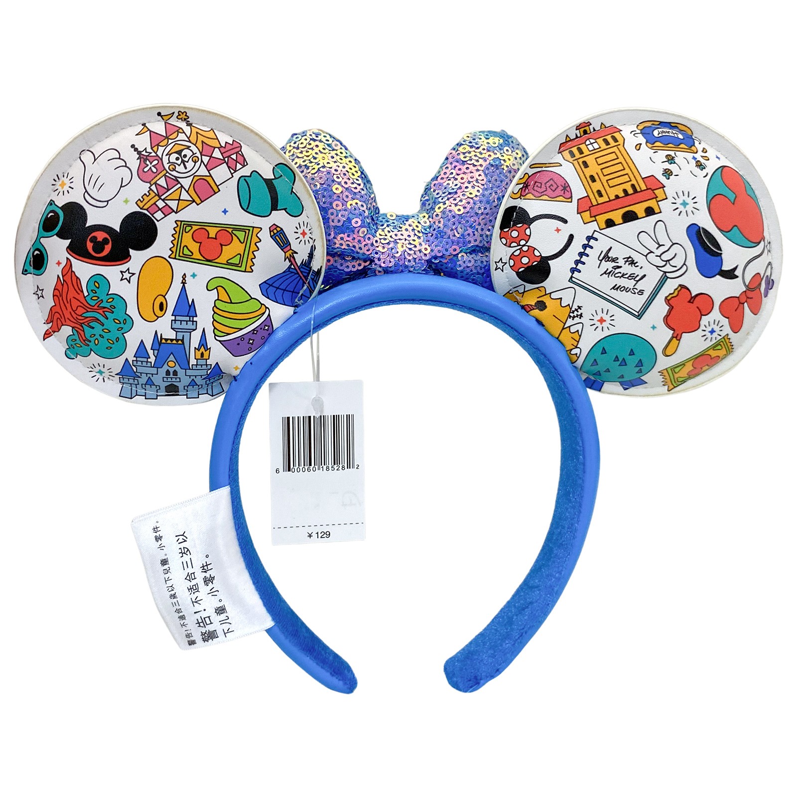 2025 Disney Parks Play In The Parks Minnie Ears Castle Epcot Dole Whip Headband