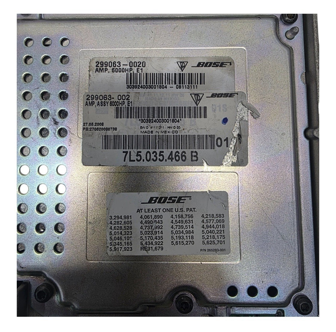 7L5.035.466 B Bose Audio Amplifier 2008-2010 Porsche Cayenne AMP OEM