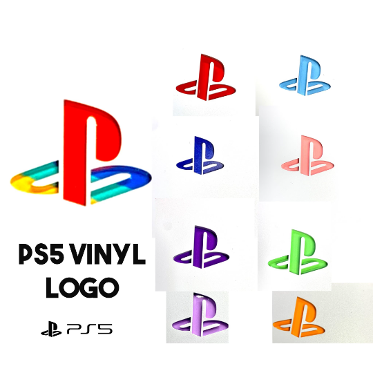Playstation 5 Ps5 Vinyl Logo Sticker Insert for Covers