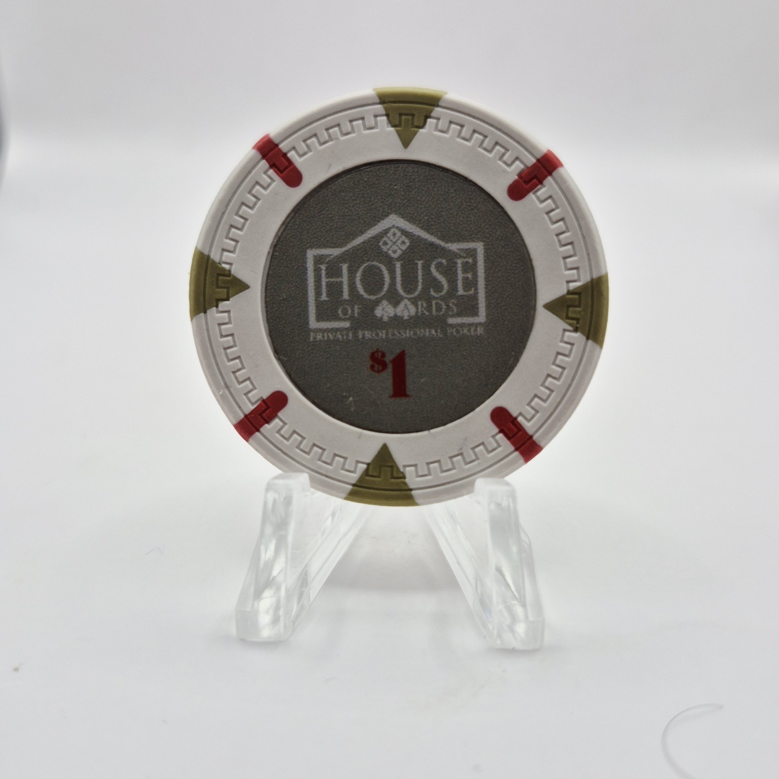 House of Cards Poker Club Beaumont Texas $1 Casino Chip