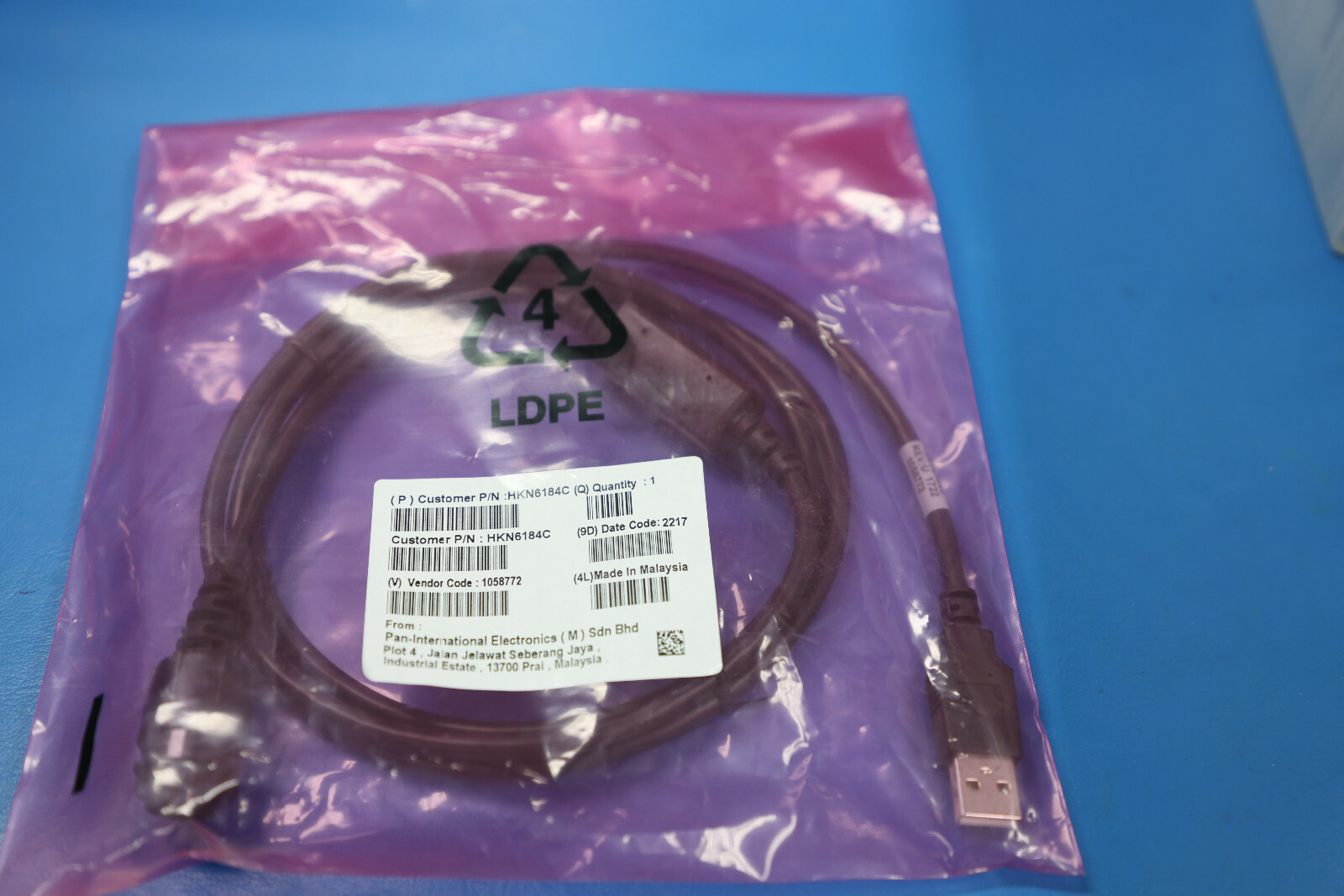 Motorola HKN6184C OEM USB Programming Cable XTL2500 XTL5000 APX6500 APX7500 *New