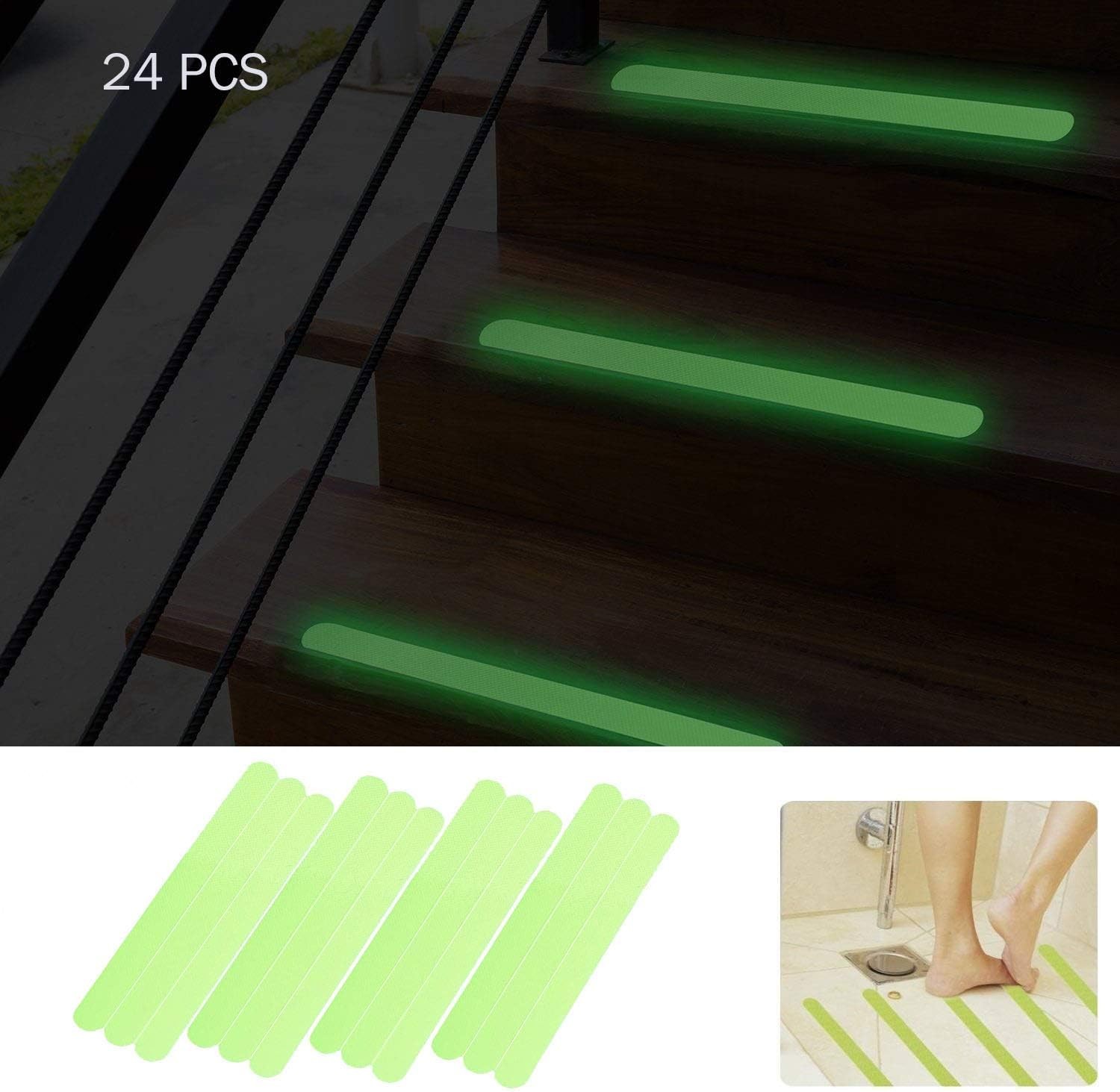 Bathtub Non Slip Stickers Luminous Shower Mats for Showers Anti Slip Bath Tub St