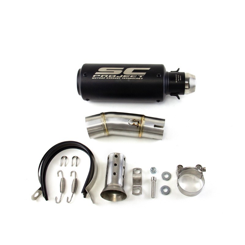 Ninja 400 500 for Kawasaki Z400 2018-2026 Slip On Muffler Tips Exhaust Mid Pipe