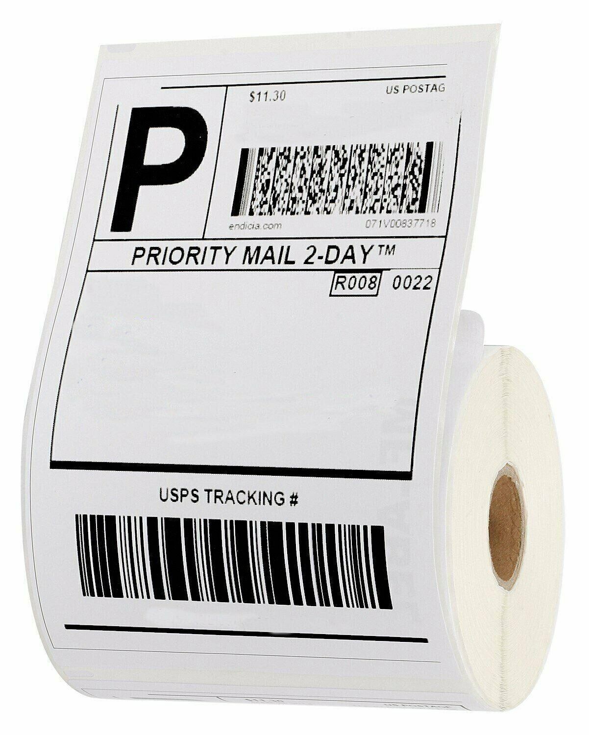 6 Rolls DYMO 4XL Direct Thermal Shipping Labels 4x6 1744907 Compatible 220/Roll