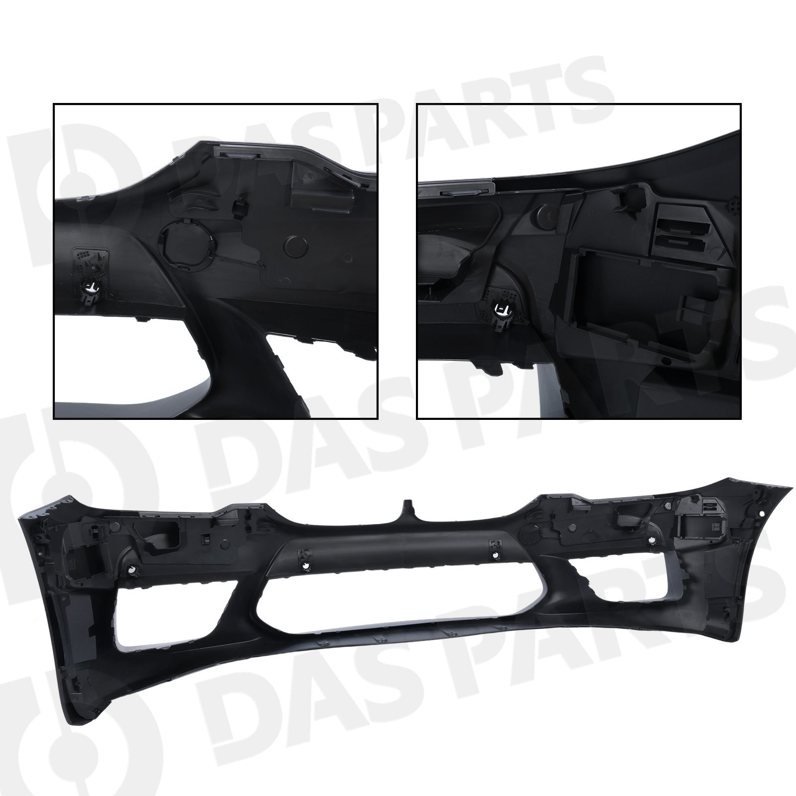 To M5 Style Front Bumper Grille Set w/Sensor Hole For 2017-2019 BMW 5 Series G30