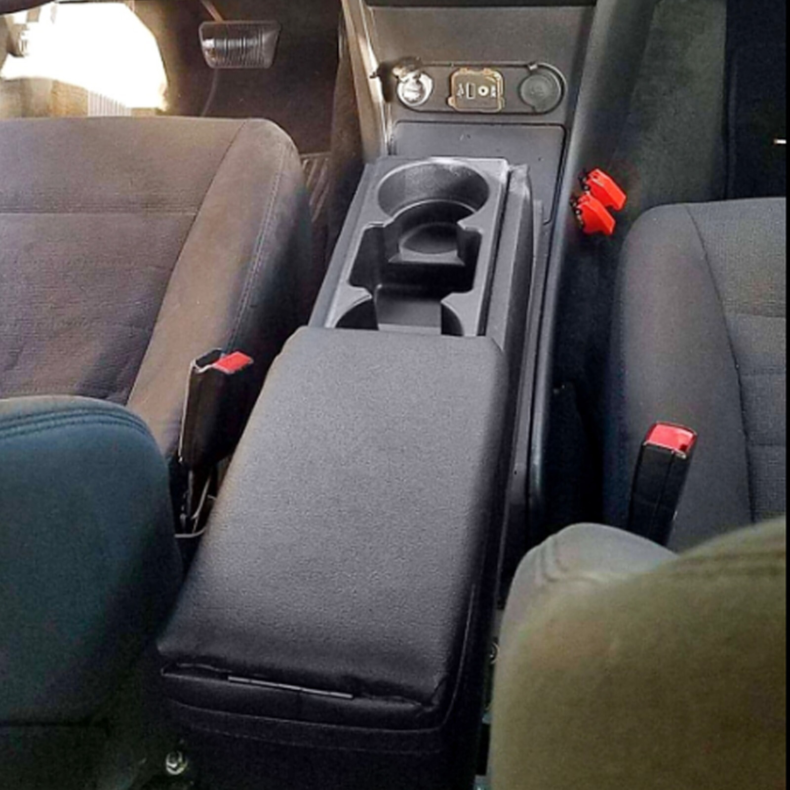 For 2006-2020 Dodge Charger Police Center Mini Cup Holder Console Upholstered