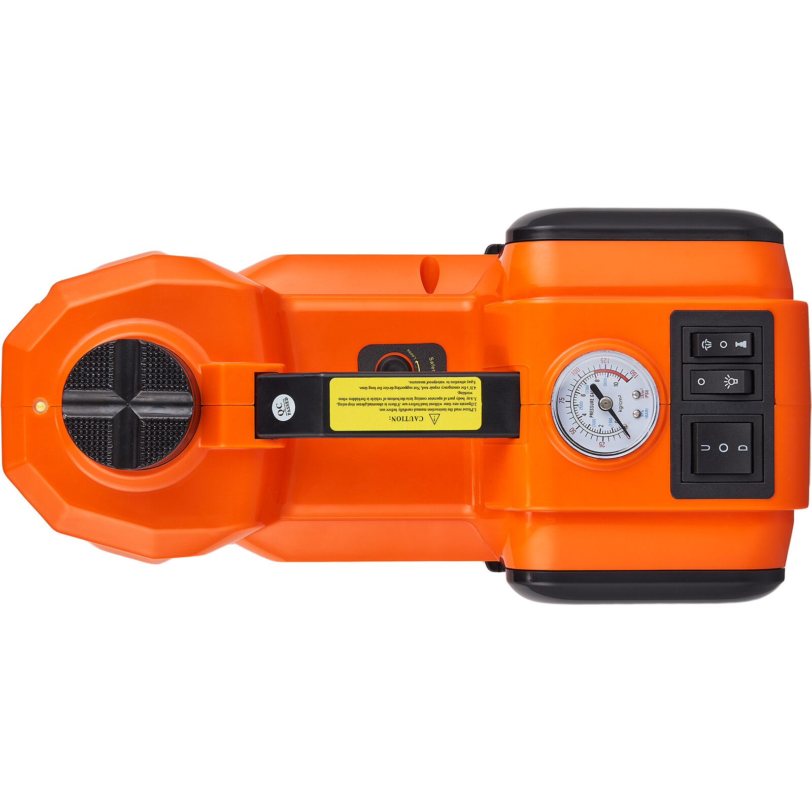 VEVOR 5 Ton 12V Electric Car Floor Jack Hydraulic w/Built-in Tire Inflator Pump