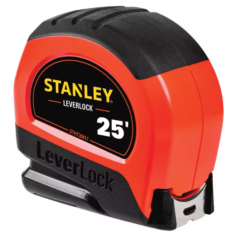 25 Ft. Lever Lock High Visibility Tape Measure