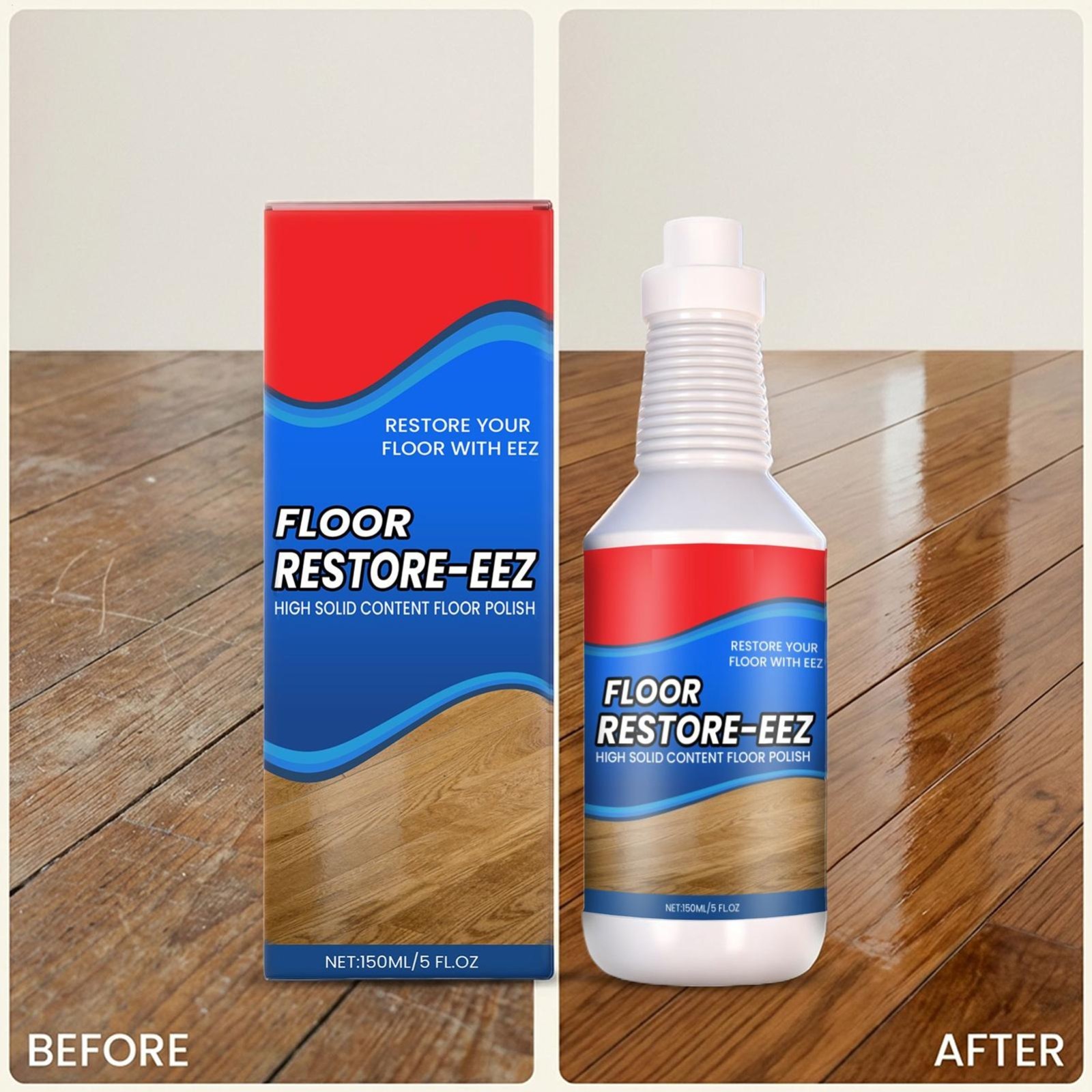 Clean-Eez Ultimate Floor Restorer & Polish - Revitalize And Shine Wood 150ml