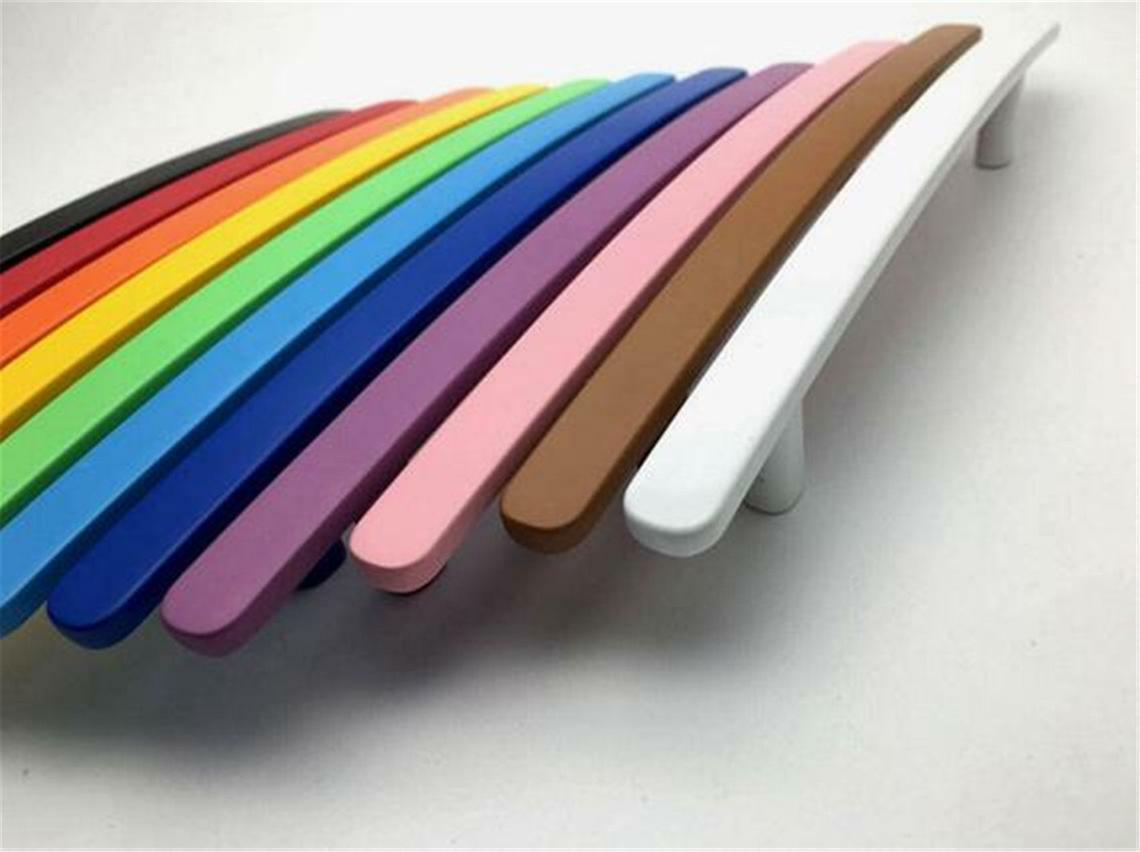 3" 3.78" 5"Colorful Drawer Pull Handles Kitchen Cabinet Dresser Knob Kids Handle