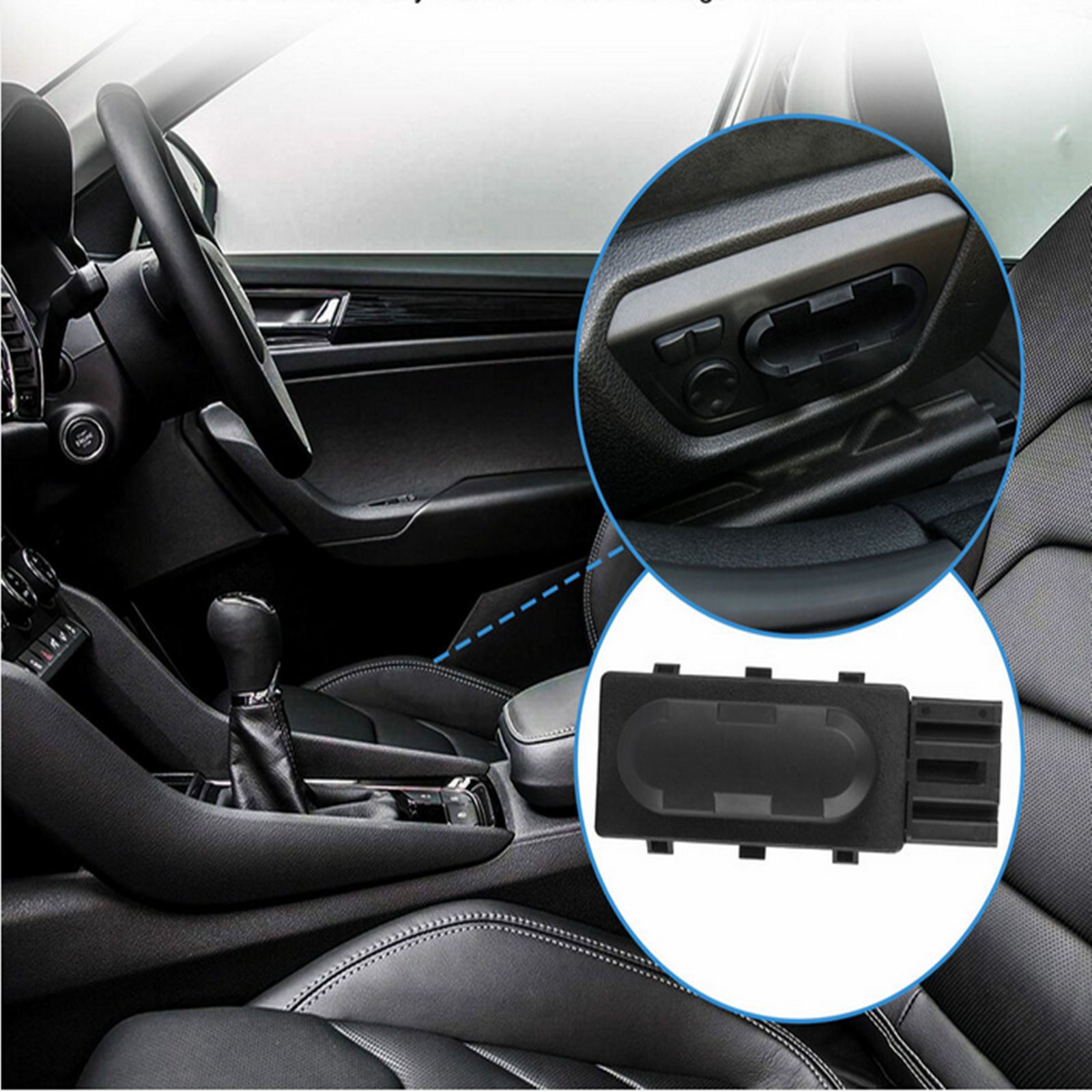 Driver Left Power Seat Switch 6 Way for 2006-15 Ford F150 F250 Mustang Explorer