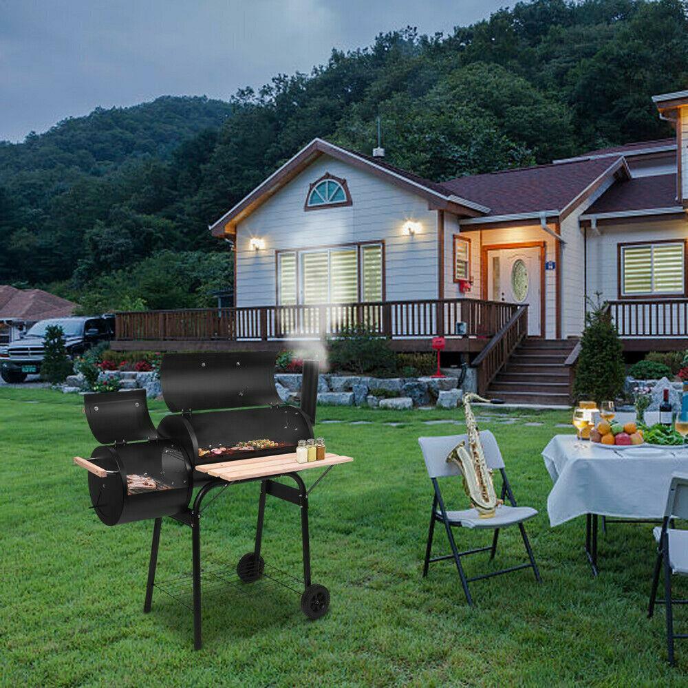 Zokop Multi-function Oil Drum Charcoal Furnace Cooker Outdoor Camp Stove Grill