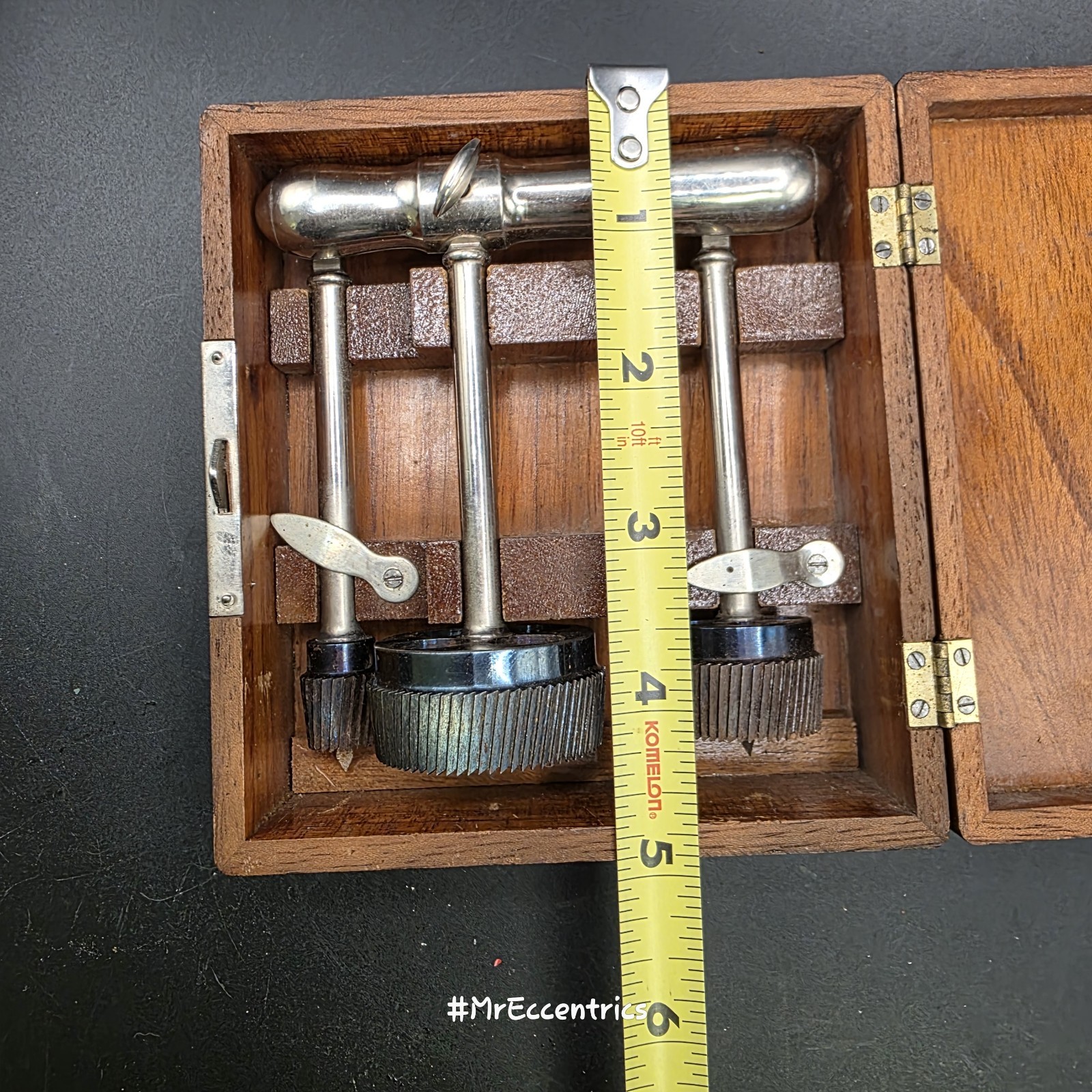 Antique medical Tool surgical trepanation cranial drill Labotomy Oddities