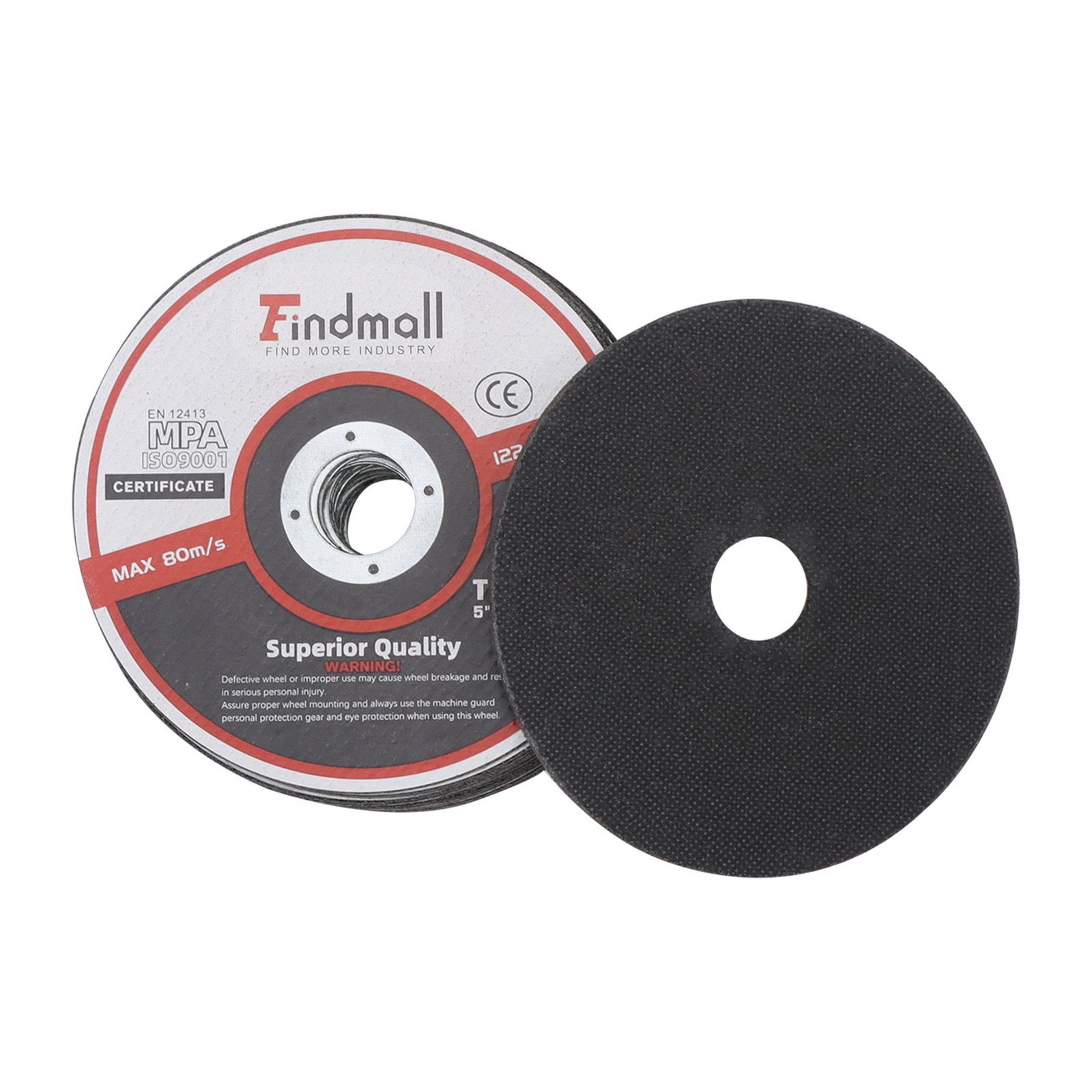 50 Pack 5"x.045"x7/8" Cut-off Wheel - Metal & Stainless Steel Cutting Discs