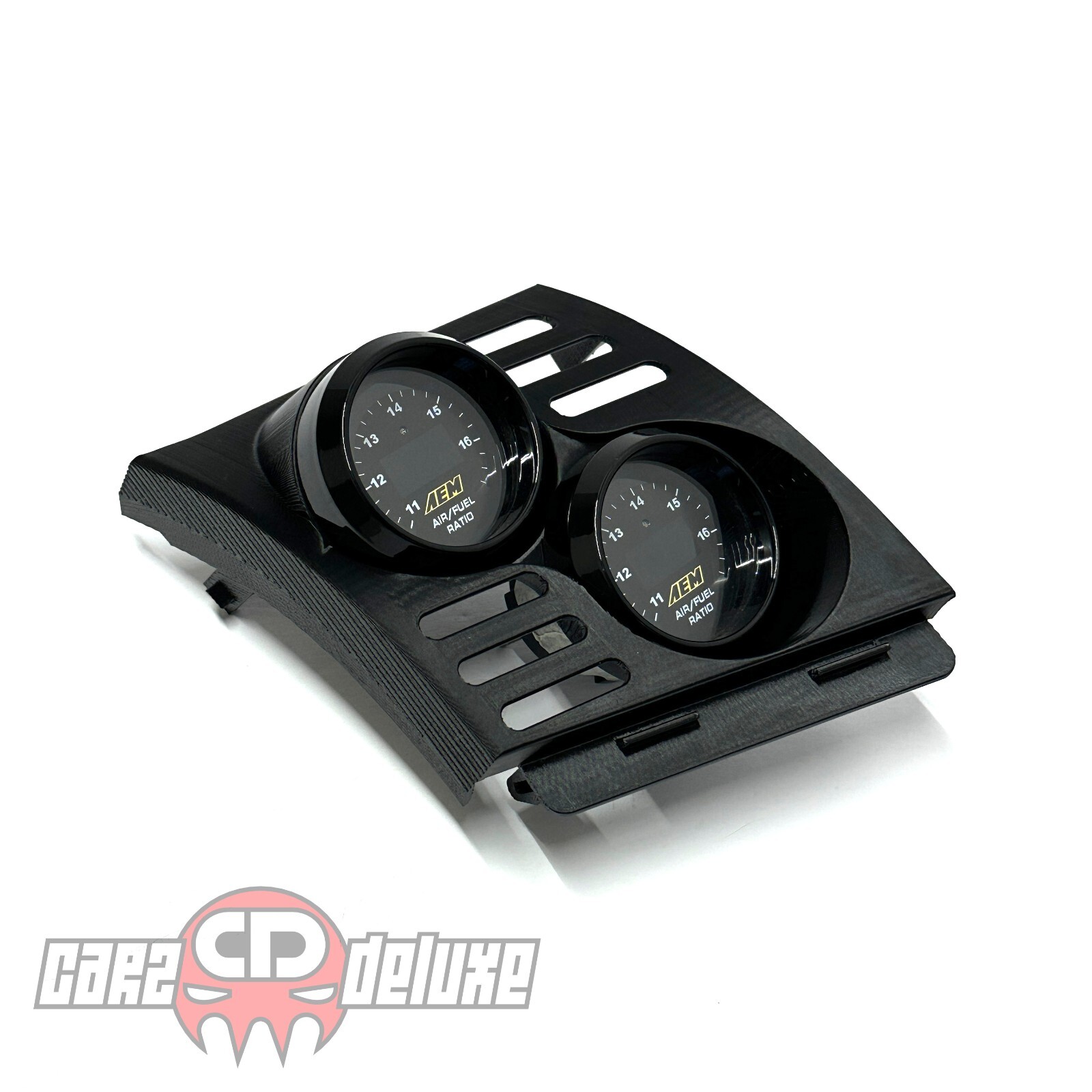 Dual gauge pod mount for EVO X 2008-2017 Lancer functional vent cover trim