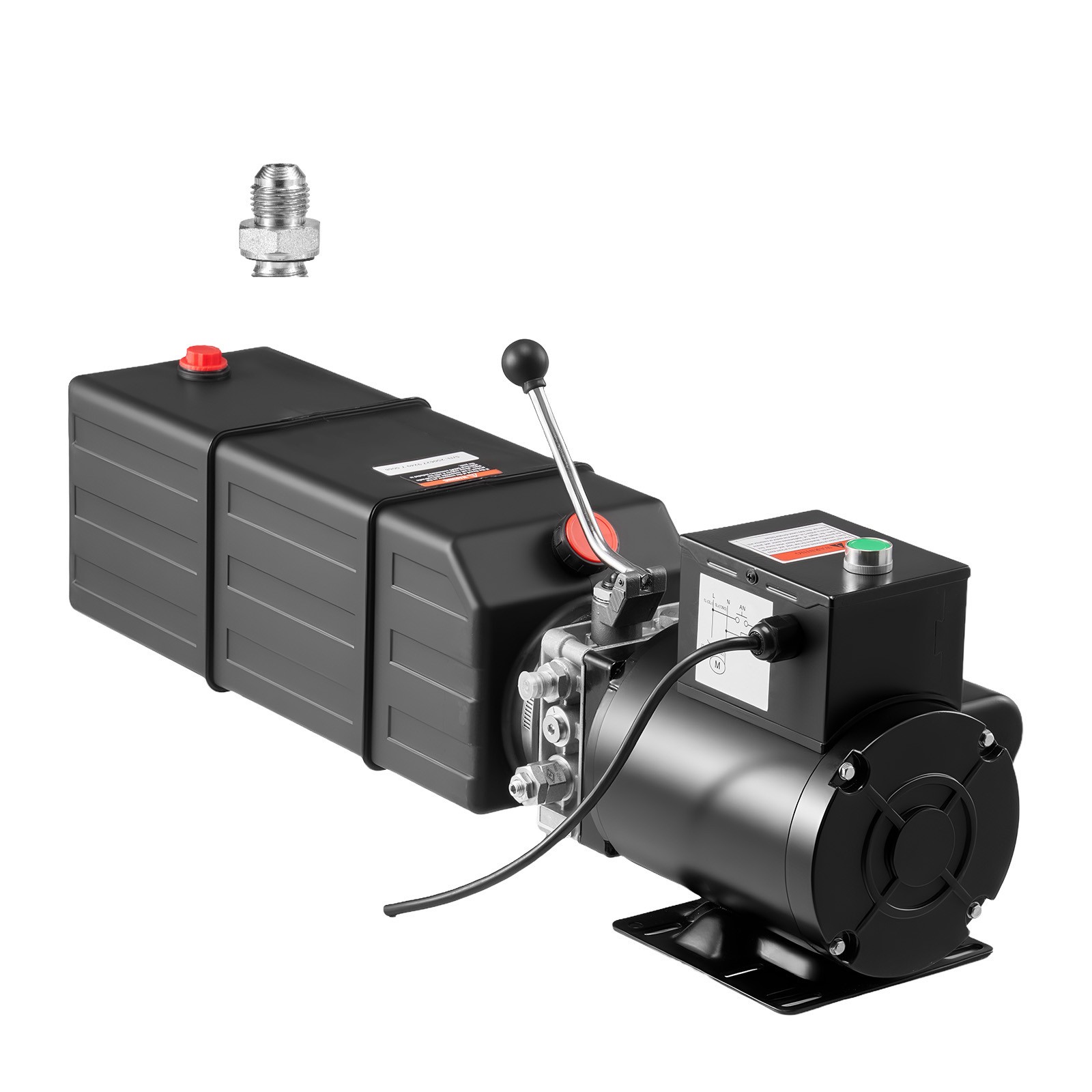 Uimoso Hydraulic Power Unit 15 Quart Single AC 220-240V for 2/4 Post Lift Pump