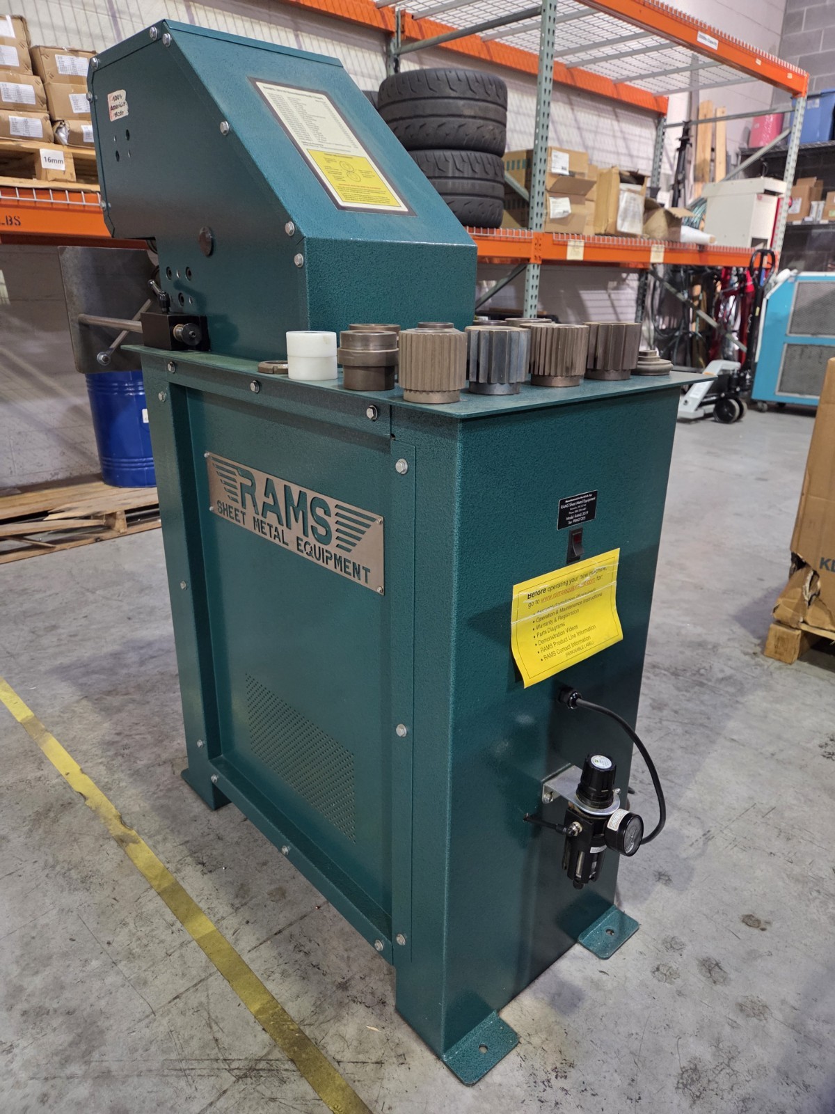 RAMS 2019 14ga Power Rotary Machine 
