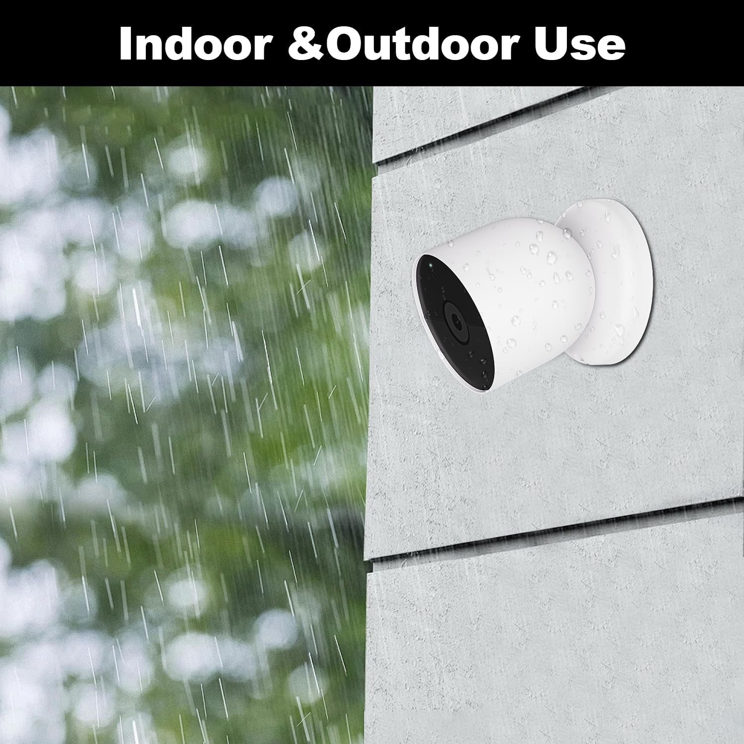 2 Pack Magnetic Wall Mounts Compatible with Google Nest Cam Outdoor or Indoor, B