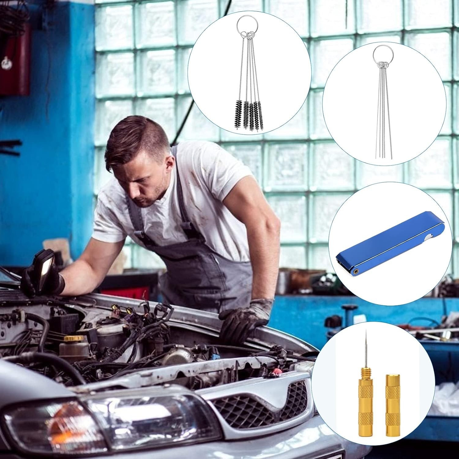 4Packs Torch Tip Cleaner for Cleaning Welding Cutting Nozzles, Gas Orifices