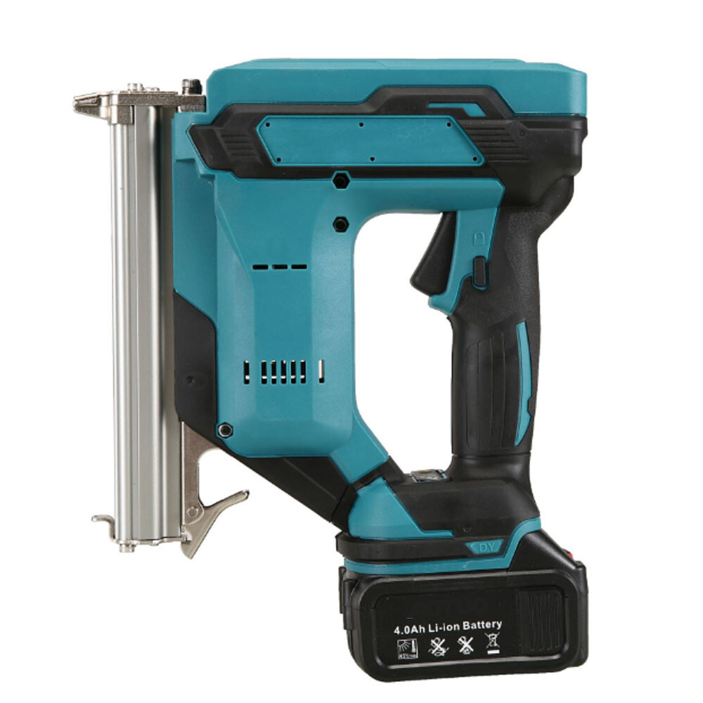 Portable Brushless Cordless Brad Nailer Straight Finish Nail Gun w/ 2 Battery