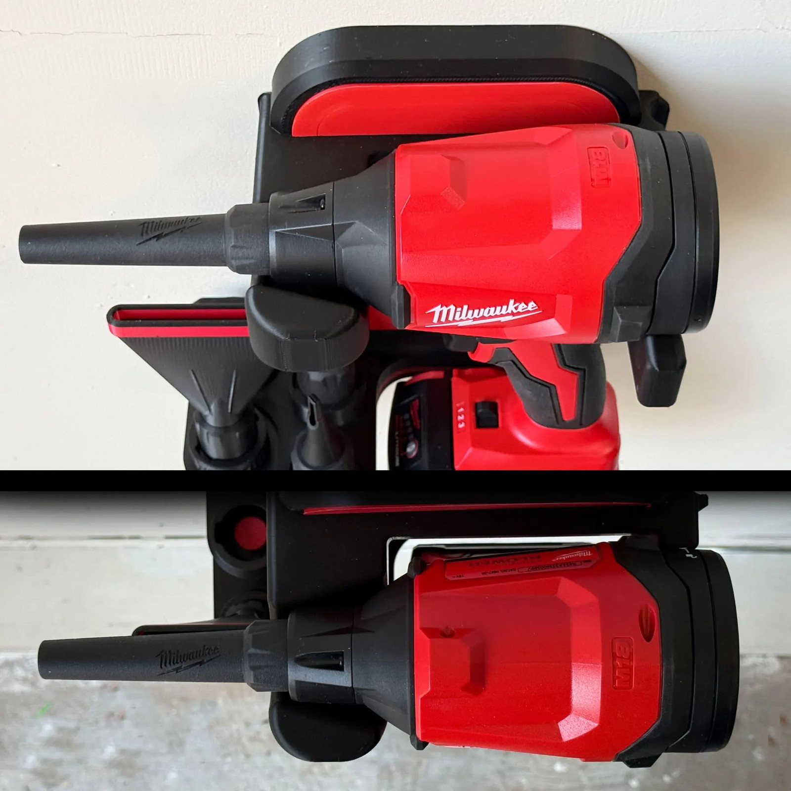 Wall Mount for Milwaukee Precision Blower – Model 0887-20