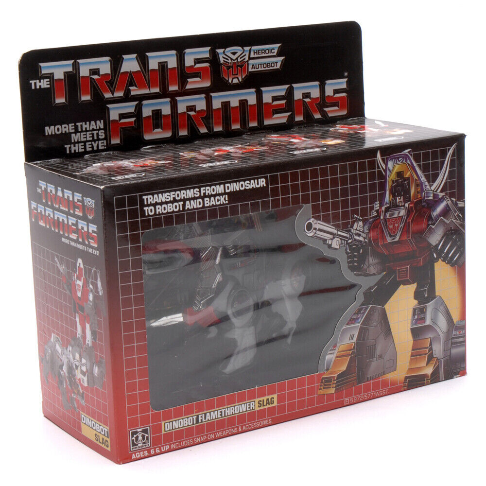 Transformers G1 Dinobots Set Grimlock Swoop Sludge Slag Snarl reissue mint MISB