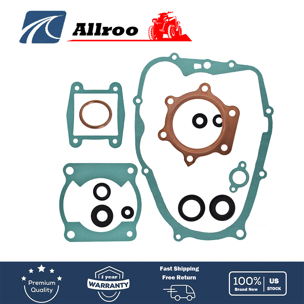 For 1988-06 Yamaha Blaster Complete Engine Gasket kit Set with Oil Seals