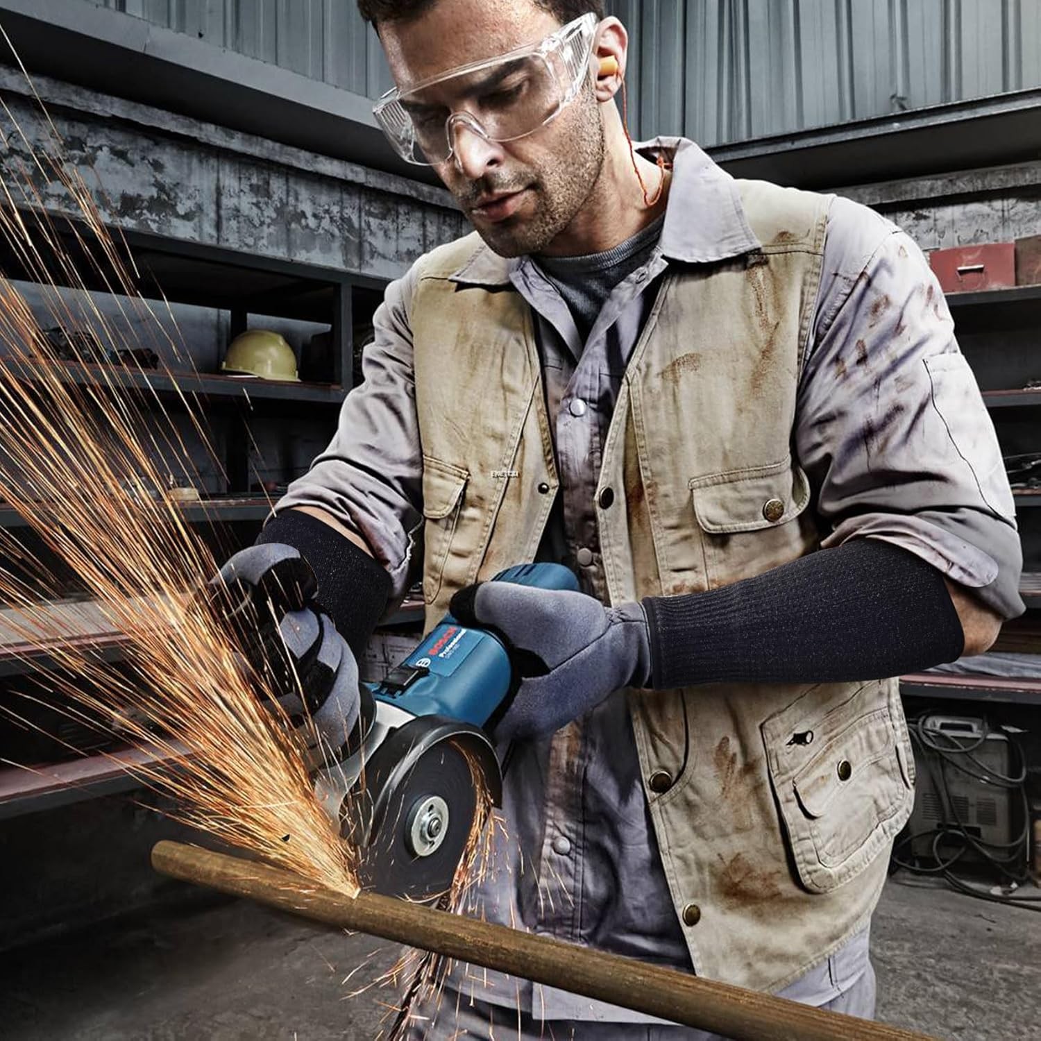 Cut Resistant Sleeves for Arm Protection, Bite-Proof Forearm Protector, Gardenin