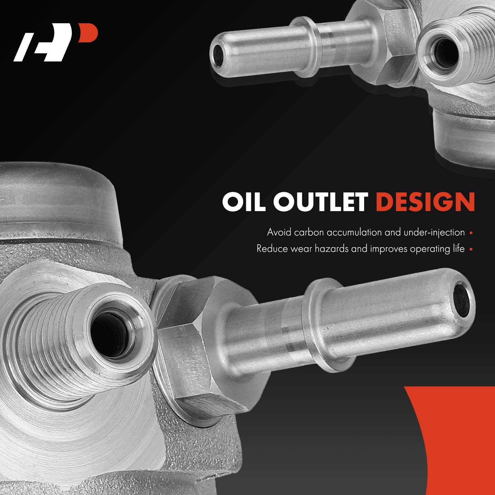 Silver High Pressure Fuel Pump for Ford Focus 12-18 L4 2.0L GAS CM5E-9D376-CB