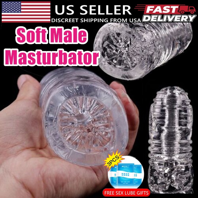 Jelly Male Masturbator Sleeve Stroker Pocket Pussy Stroker Sex Toy for Men