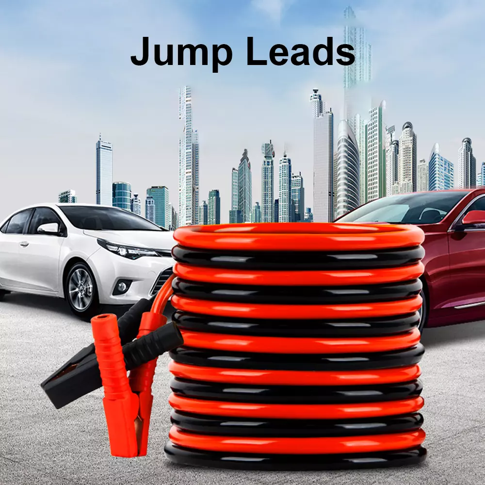 Heavy Duty Power Jumper Booster Cables Commercial Grade Battery 2 Gauge 800 AMP