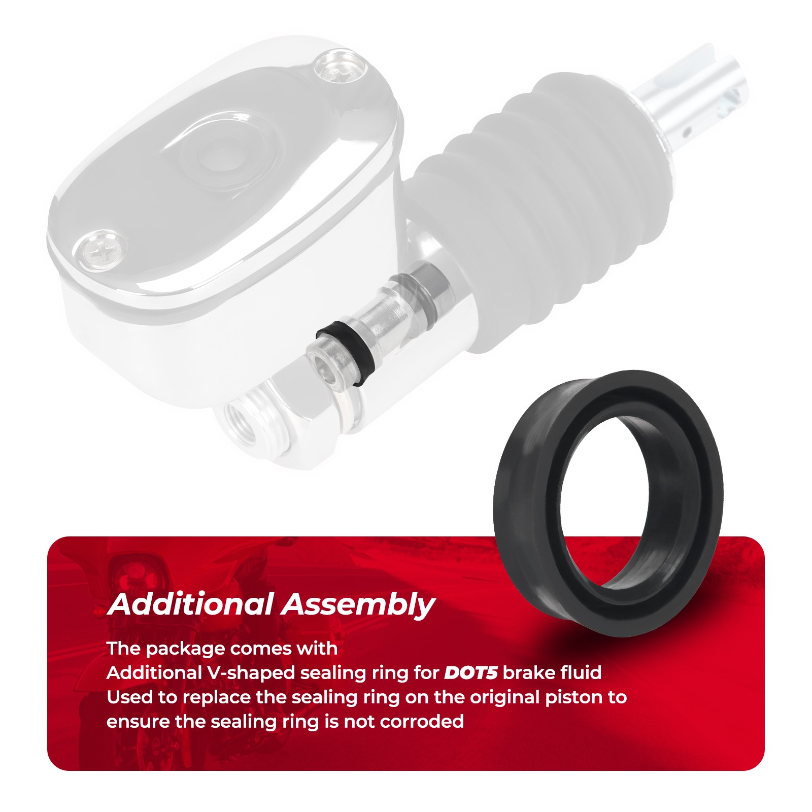 For Harley Rear Brake Master Cylinder fit Electra Glide model 41755-99 41767-05A