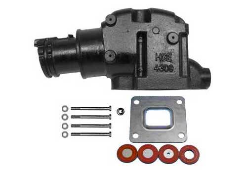 Riser Exhaust Dry Joint for Mercruiser 7 Degree 4 Inch V6 V8 864309T02