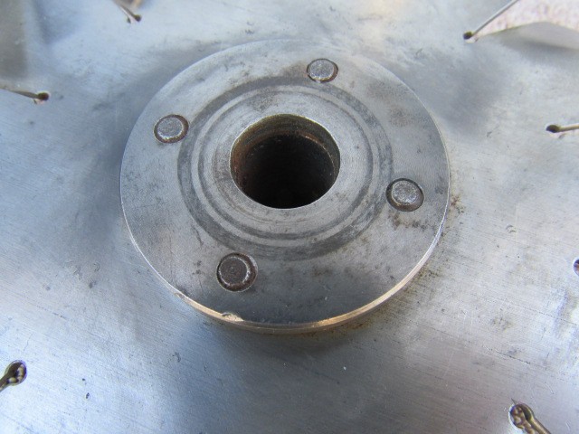 Mercury antique outboard motor racing hydroplane test propeller A-B quicksilver