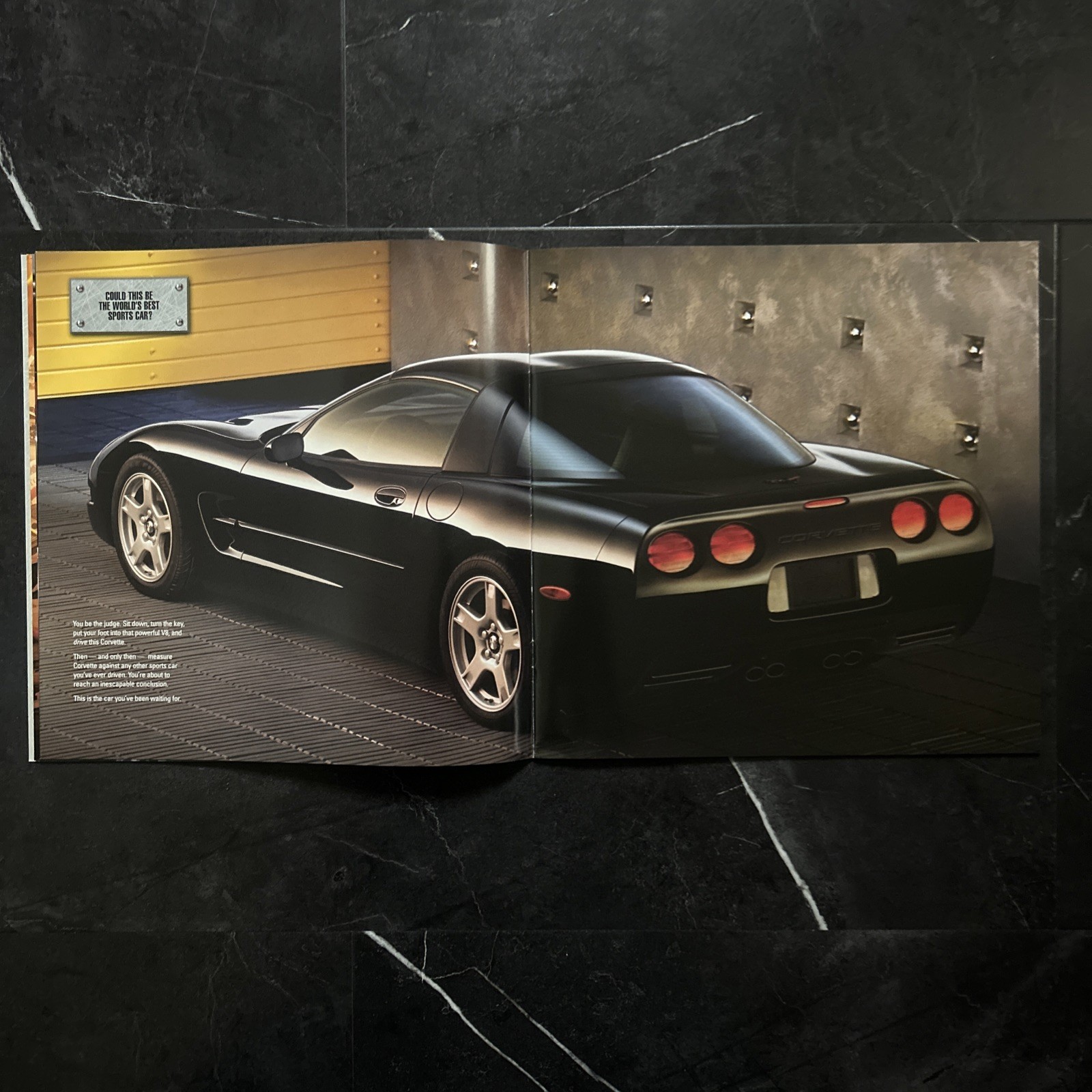 1997 ORIGINAL Chevrolet C5 Corvette Dealer Deluxe Sales Brochure Printed Dec. 96