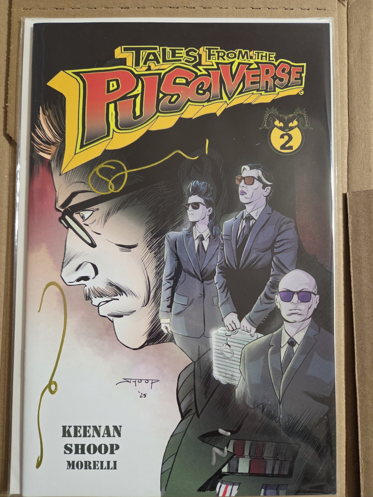 Signed Puscifer Comic Book "Tales from The Pusciverse" Episode #2 The Breifcase