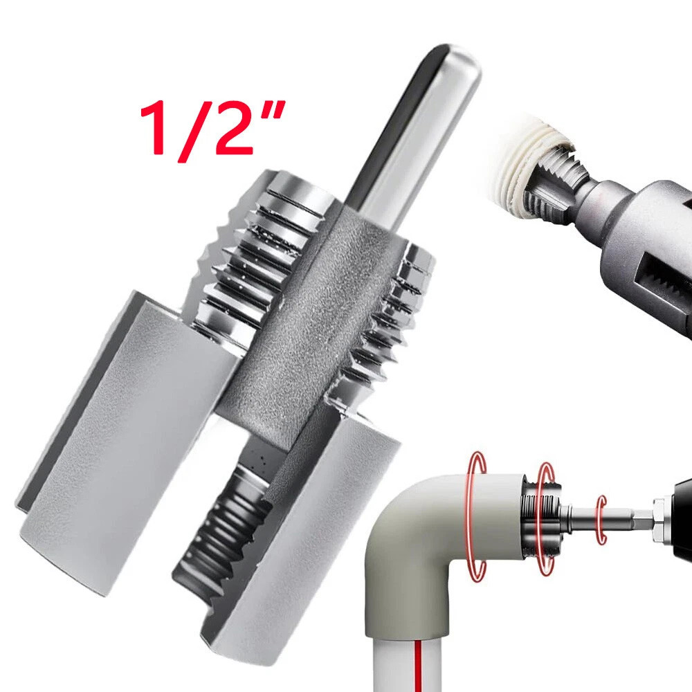 Integrated Internal & External Pipe Threading-Tool PVC Pipe Threader Kit